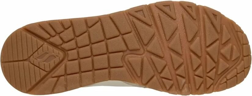 Skechers Uno Schoenen Dames vrijetijds schoenen Off White Suede Mesh - Foto 14