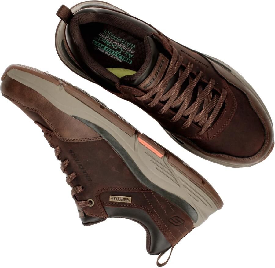 Skechers Waterdichte outdoor laarzen met geheugenschuimcomfort Bruin Heren - Foto 7