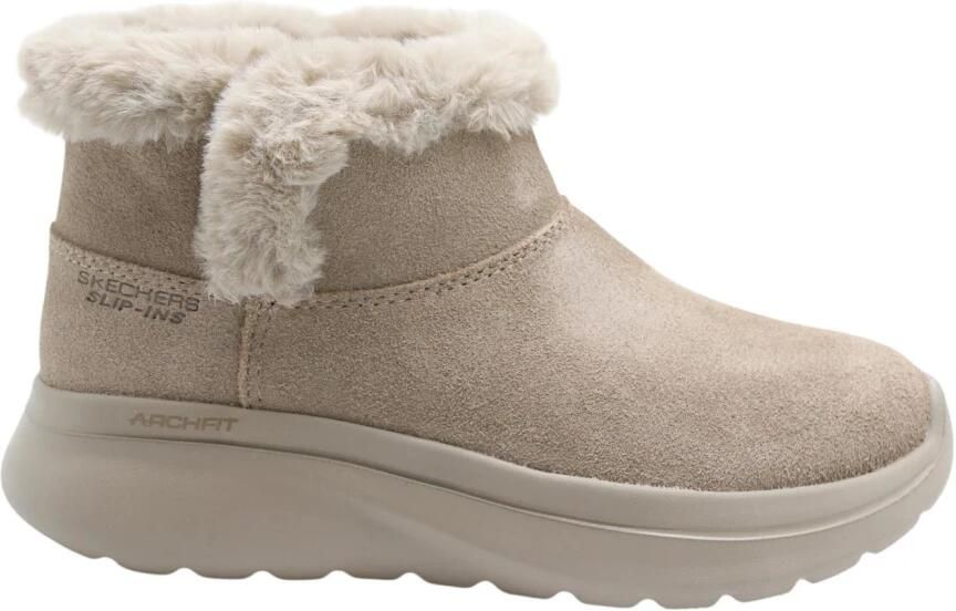 SKECHERS Boots 'GO WALK ARCH FIT N-JOY' lichtgrijs