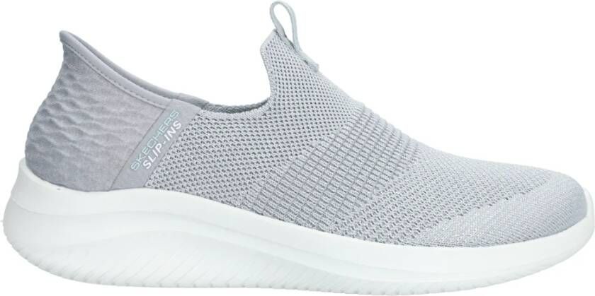 Skechers Hands Free Slip-Ins Ultra Flex 3.0 Smooth Step VEGAN Instapper Dames Grijs