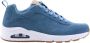 Skechers Uno Stand On Air sneakers blauw Suede Heren - Thumbnail 2