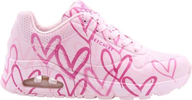 Skechers Halleschelle Sneakers Stijlvolle en Actieve Dames Schoenen Roze Dames