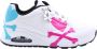 Skechers Hart & Kruisbeentjes Trendy Sneaker Multicolor Dames - Thumbnail 2