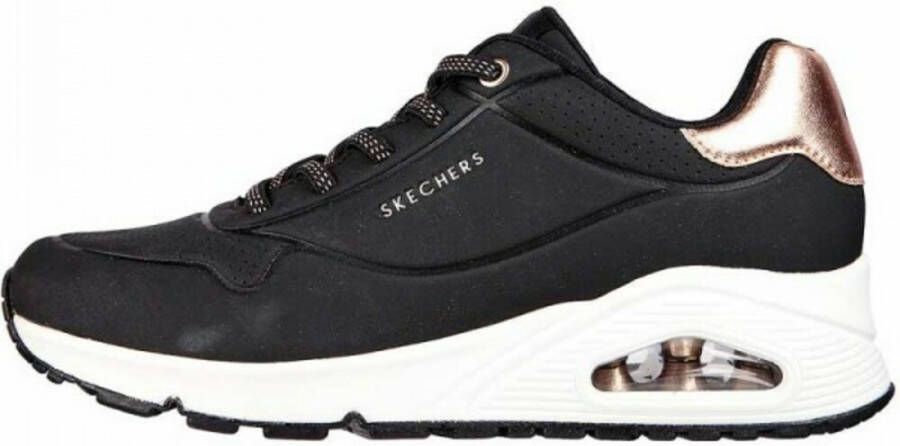 Skechers Sneakers 155196 Blk UNO Shimmer Away Zwart Dames