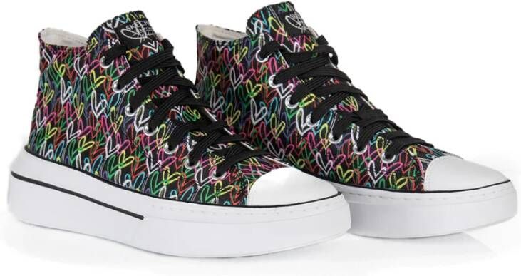 Skechers Sneakers CORDOVA CLASSIC-LOVE LETTERS met schattige hartjesprint vrijetijdsschoen lage schoen veterschoen - Foto 3