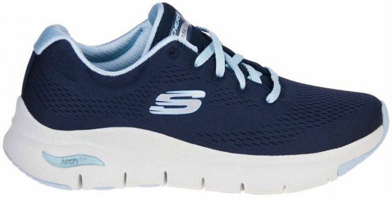 Skechers Arch Fit Big Appeal Dames Sneakers Navy Light Blue - Foto 3