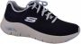 Skechers Arch Fit Big Appeal Dames Sneakers Navy Light Blue - Thumbnail 3