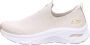 Skechers Beige Dorado Arch Fit Slip-On Sneaker Beige Dames - Thumbnail 1