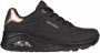 Skechers Sneakers UNO GOLDEN AIR Vrijetijdsschoen lage schoen veterschoen met metallic inzet - Thumbnail 4