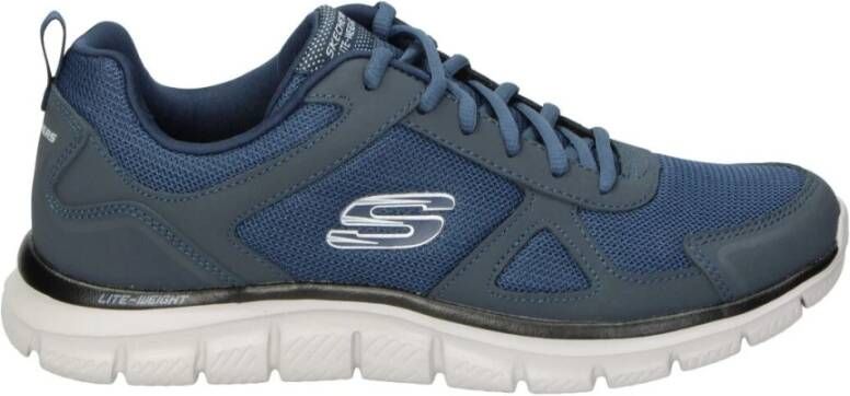 Skechers Track Scloric Marineblauw Hardloopschoenen voor heren