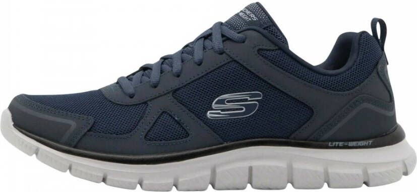 Skechers Track Scloric Marineblauw Hardloopschoenen voor heren