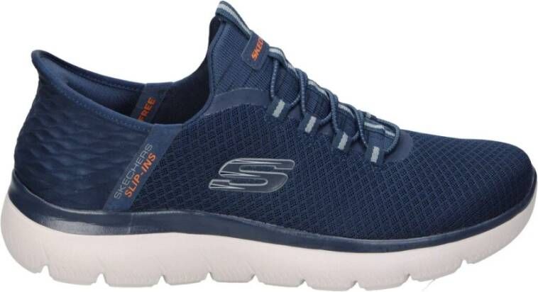 Skechers Comfortabele Sneakers Stijl voor op je Verlanglijstje Blue Heren