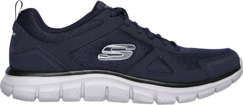 Skechers Track Scloric Marineblauw Hardloopschoenen voor heren