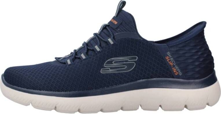 Skechers Comfortabele Sneakers Stijl voor op je Verlanglijstje Blue Heren