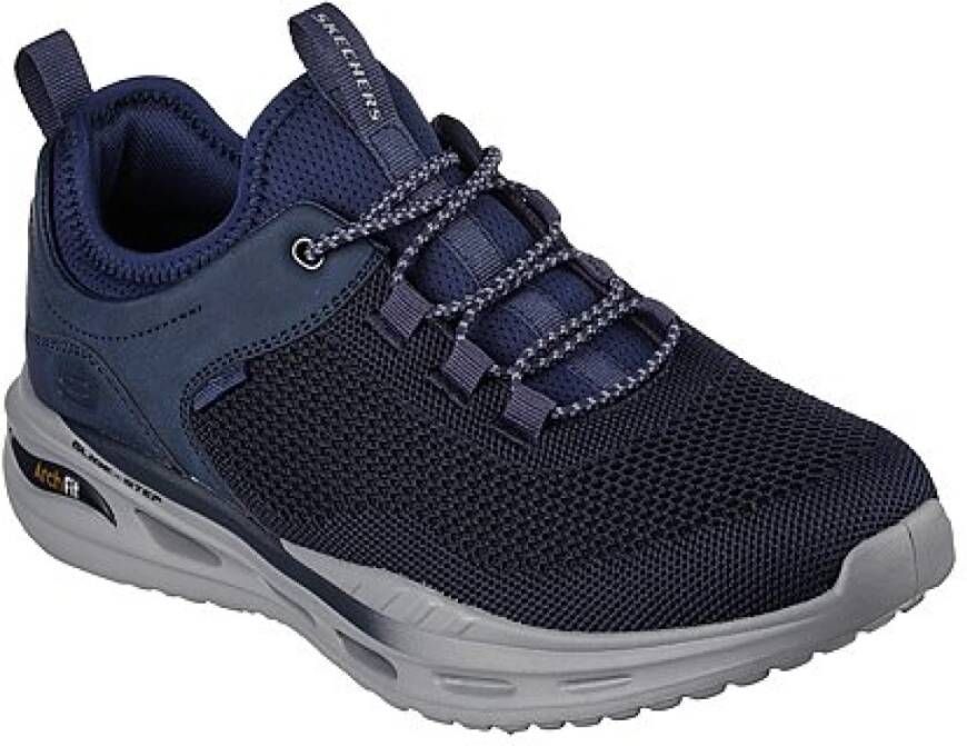Skechers Arch Fit Orvan Percer Heren Sneakers Donkerblauw Schoenen