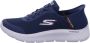 Skechers Slip-ins Go Walk Flex Hands Up Heren Instappers Navy - Thumbnail 2