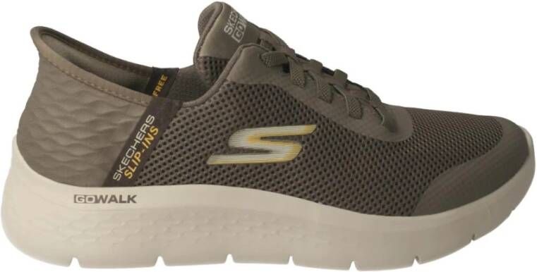 Skechers Hands Free Slip-ins Go Walk Flex Instappers Heren Bruin