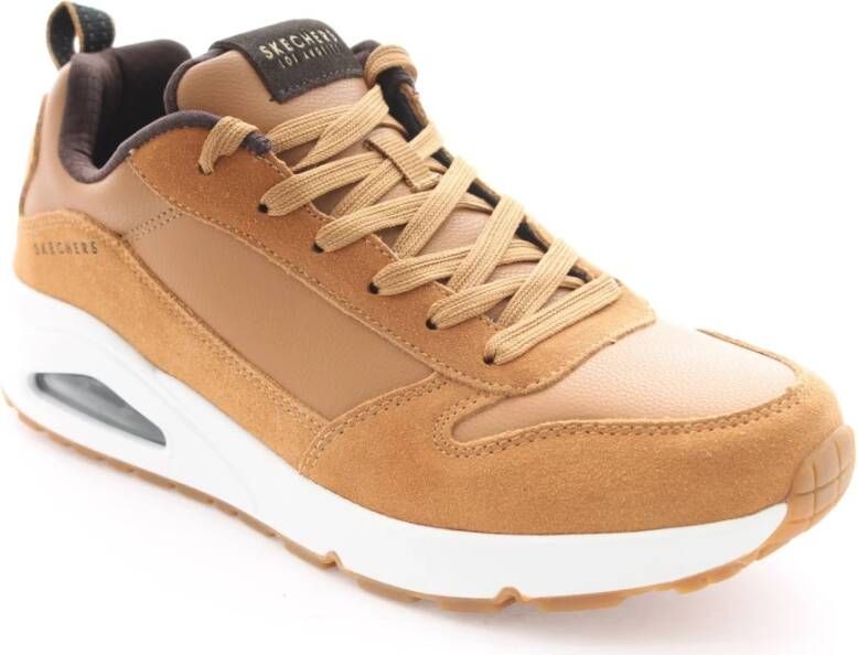 Skechers Sneakers Uno Stacre met luchtkamerzool vrijetijdsschoen lage schoen veterschoen - Foto 9