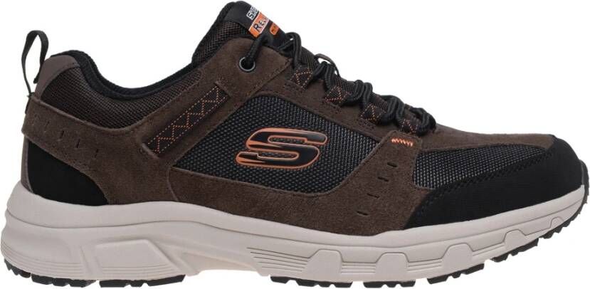 Skechers Sportieve Suède Sneakers Lichtgewicht Comfort Stijl Brown Heren