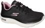 Skechers Go Walk Hyper Burst zwart roze sneakers dames(124578 BKPK ) - Thumbnail 12