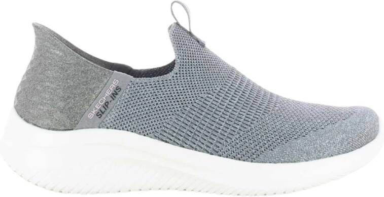 Skechers Hands Free Slip-Ins Ultra Flex 3.0 Smooth Step VEGAN Instapper Grijs