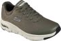 Skechers Groene Textiel Wasbare Sneaker met Arch Fit en AirCooled Memory Foam Groen Heren - Thumbnail 3