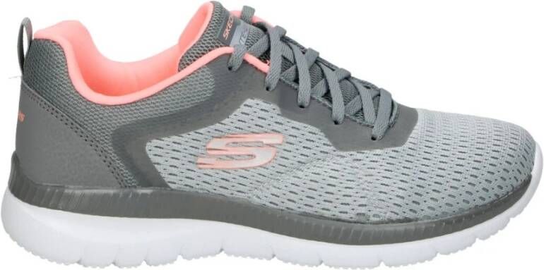 Skechers Dames Textiel Synthetische Sneakers Gray Dames