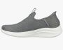 Skechers Hands Free Slip-Ins Ultra Flex 3.0 Smooth Step VEGAN Instapper Dames Grijs - Thumbnail 1