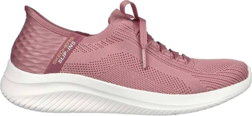 Skechers Dames Instappers: Ultra Flex 3.0 Brilliant Roze Pink Dames