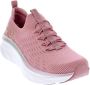 Skechers D.lux Walker Slip-On Memory Foam Sneakers Roze Dames - Thumbnail 2