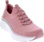 Skechers D.lux Walker Slip-On Memory Foam Sneakers Roze Dames - Thumbnail 2