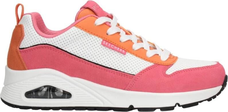 Skechers Uno 2 Much Fun Sneaker Dames Wit Multi