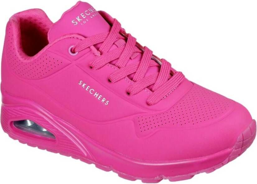 Skechers Plateausneakers UNO-NIGHT SHADES wedge sneaker chunky sneaker veterschoen met luchtkussenzool - Foto 4