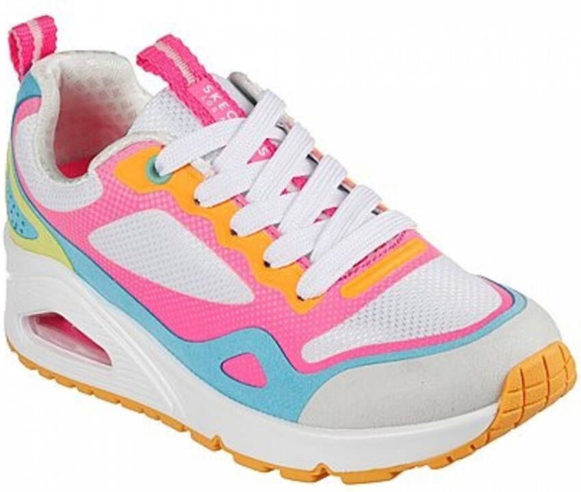 Skechers Los Angeles sneakers roze multi Meisjes Imitatieleer Meerkleurig 36 - Foto 4