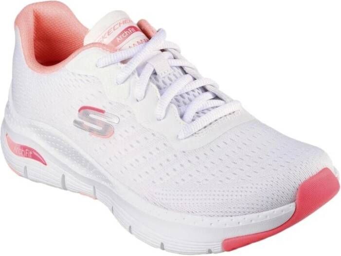Skechers Infinity Cool Arch Fit Sneakers Wit Dames