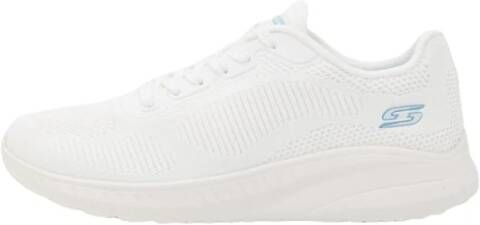 Skechers Witte Vetersneakers voor Vrouwen White Dames