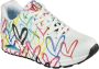 Skechers Trendy Wit Multi Spread The Love Bn 569 Sneakers Wit Dames - Thumbnail 1