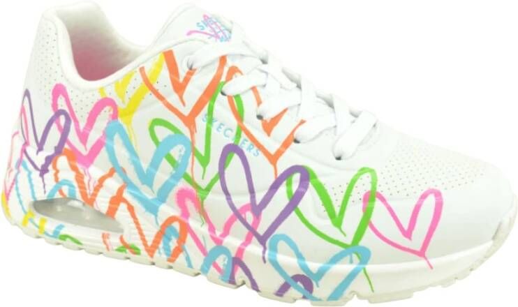 Skechers X JGoldcrown Uno Highlight Love Sneakers Wit