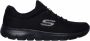 Skechers Summits Zwart Hardloopschoenen Dames - Thumbnail 7