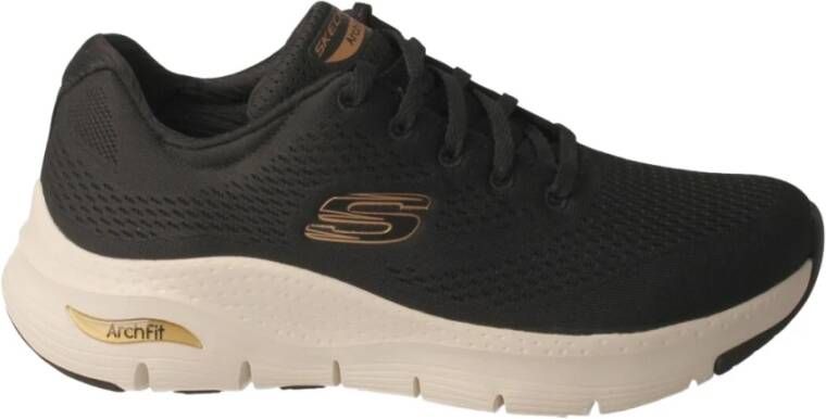 Skechers Arch Fit-Big Appeal 149057-BKRG Vrouwen Zwart Sneakers - Foto 8