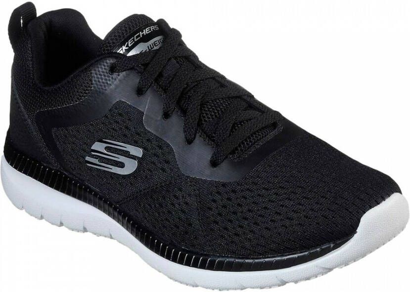 Skechers Textiel Synthetische Sneakers Black