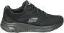 Skechers Arch Fit-Charge Back 232042-BBK Mannen Zwart Trainingschoenen - Thumbnail 8