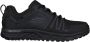 Skechers Waterdichte Zwarte Sneakers Platte Zool Veters Black Heren - Thumbnail 9