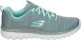 Skechers Blauwe Damessneakers 12614 Grijs Heren - Thumbnail 5