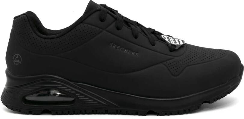 Skechers Work Relaxed Fit Uno Slipresistant Sutal Sneakers Zwart