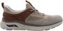 Skechers herensneaker Arch Fit Crosser Emeric taupe bruin - Thumbnail 2