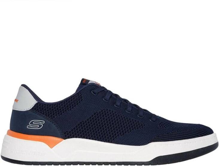 Skechers Comfortabele Casual Sneaker met Memory Foam Blue Heren