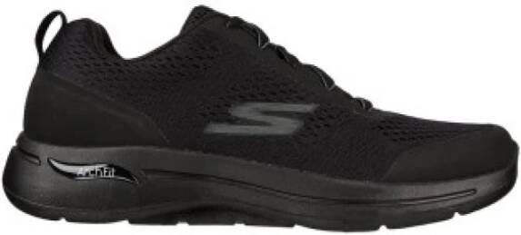 Skechers Sportieve Mesh Veterschoenen Black Heren