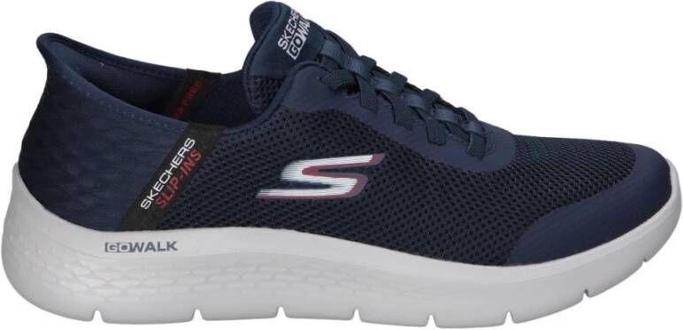 Skechers GO WALK FLEX -New World-sneakers voor Slip In Vegan 216505 NVLM blauw - Foto 11
