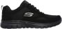 Skechers Burns Agoura Zwarte Sneakers Black Heren - Thumbnail 1